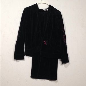 Emma James | Velvet track suit Floral medium